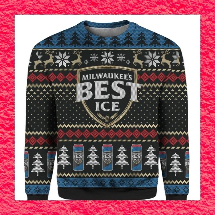 Milwaukees Best Ice Ugly Christmas Sweater 2 Milwaukees Best Ice Ugly Christmas Sweater word1