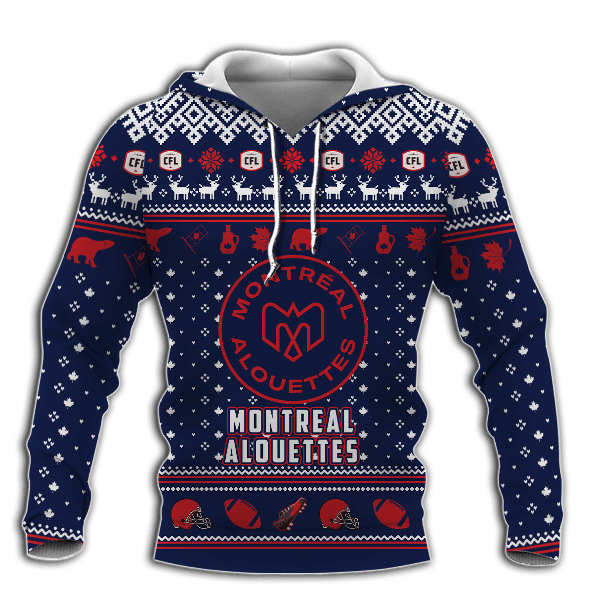 Montreal Alouettes CFL 3d shirt, hoodie
