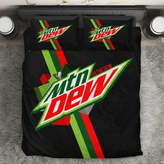 Mountain Dew black bedding set 1