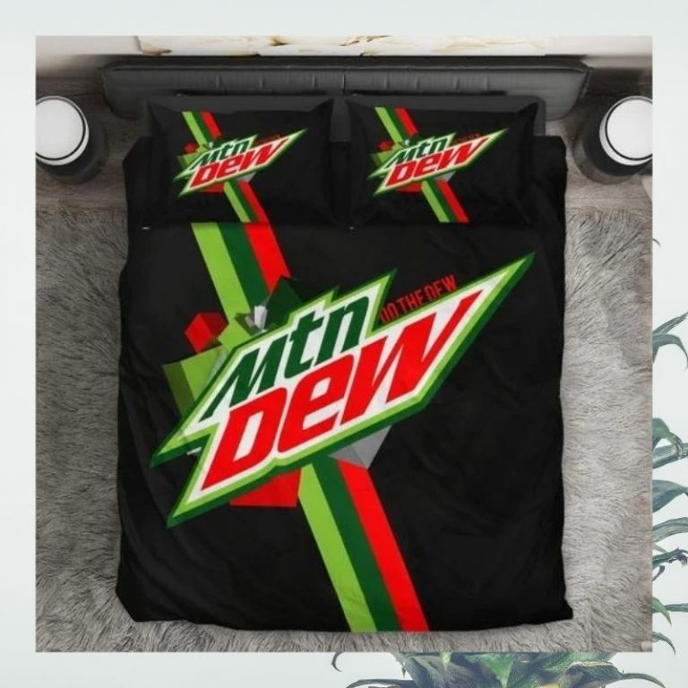 Mountain Dew black bedding set 2
