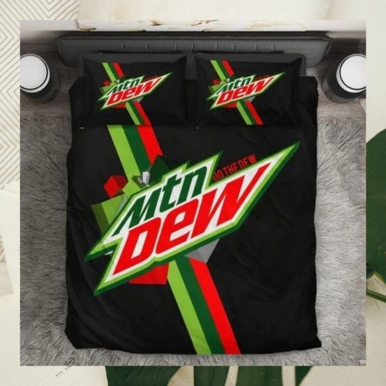 Mountain Dew black bedding set 3
