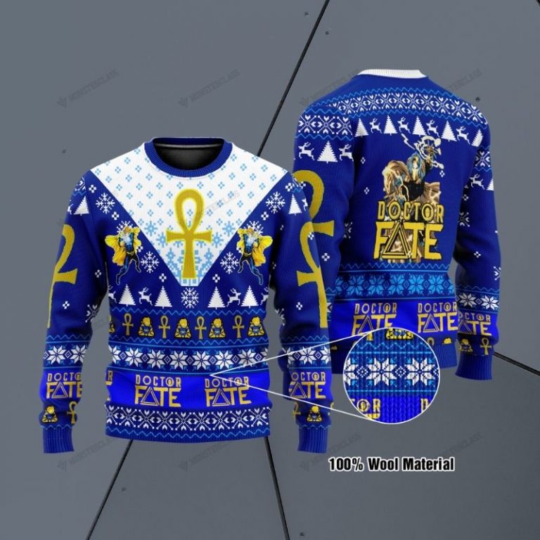 NEW Doctor Fate Christmas DC Comic sweater sweatshirt 2
