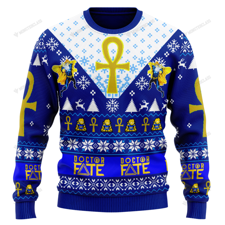 NEW Doctor Fate Christmas DC Comic sweater sweatshirt 2