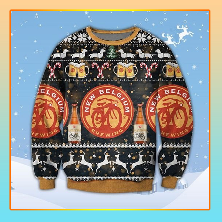 New Belgium Beer Christmas Ugly Sweater 3 New Belgium Beer Christmas Ugly Sweater word3