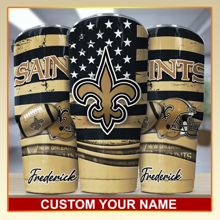 New Orleans Saints Custom Name Tumbler 3 New Orleans Saints Custom Name Tumbler3