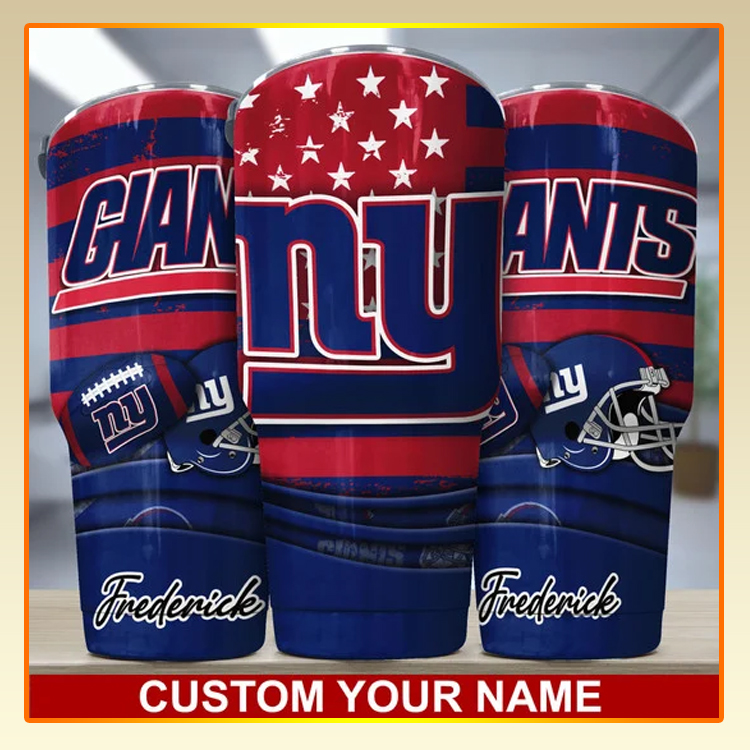 New York Giants Custom Name Tumbler1