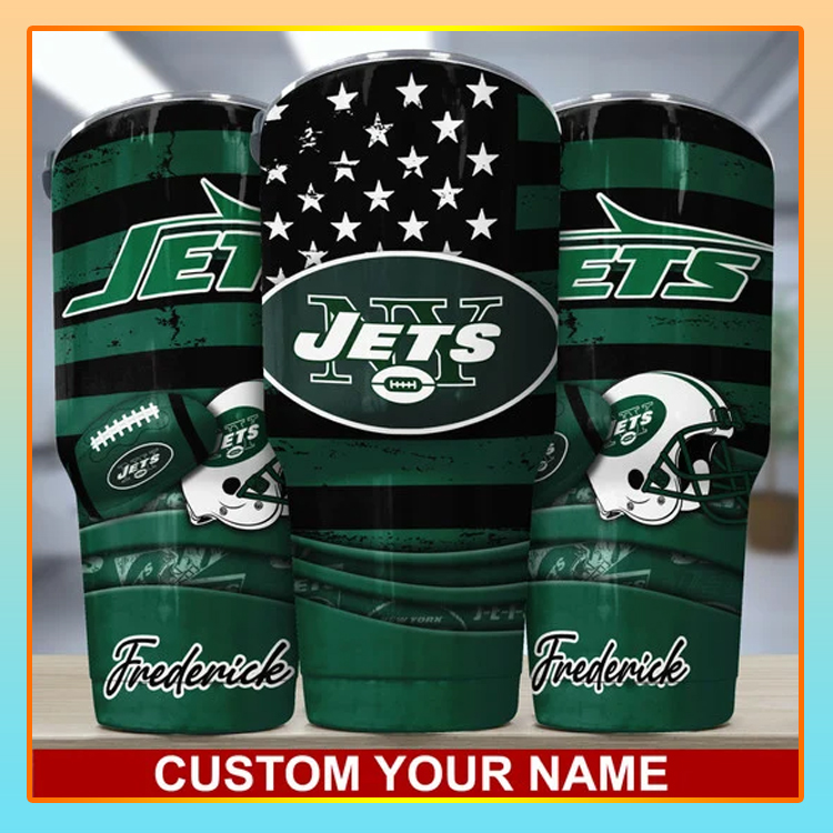 New York Jets Custom Name Tumbler1