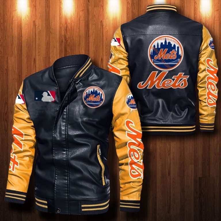 New York Mets bomber leather jacket 4