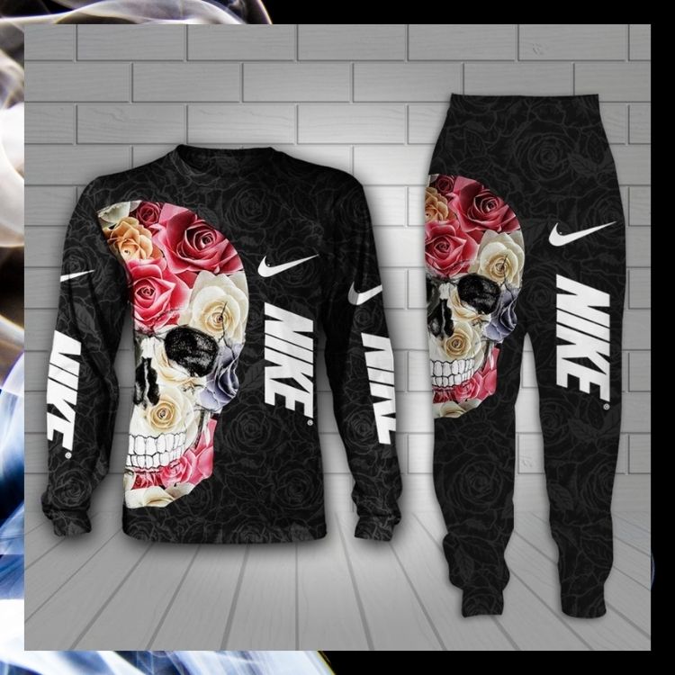 Nice Skull Rose Sweater, SweatPants 4 Nice Skull Rose Sweater SweatPants1
