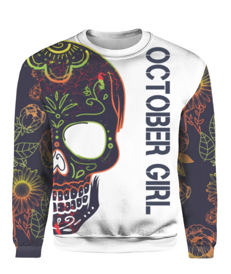 October girl with tatoo pretty eyes and thick thighs 3d shirt hoodie 5