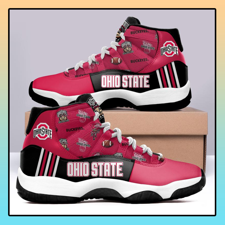 Ohio State Buckeyes Air Jordan 11 Sneaker shoes1