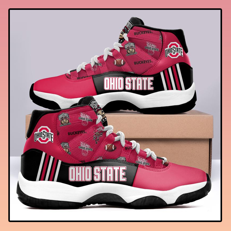 Ohio State Buckeyes Air Jordan 11 Sneaker shoes 3 Ohio State Buckeyes Air Jordan 11 Sneaker shoes2
