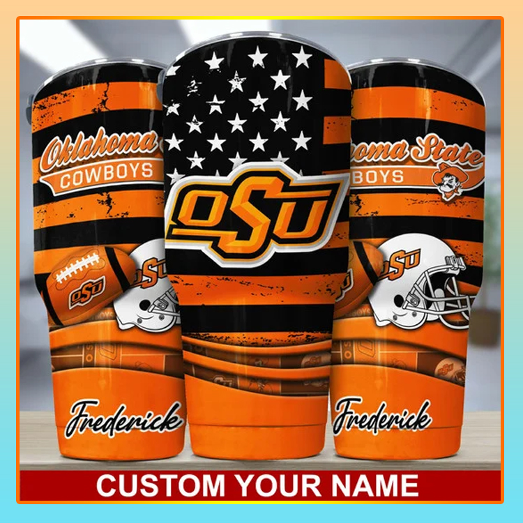 Oklahoma State Cowboys Custom Name Tumbler 3 Oklahoma State Cowboys Custom Name Tumbler3
