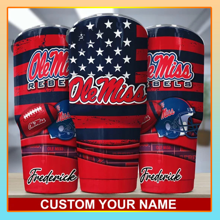 Ole Miss Rebels Custom Name Tumbler 4 Ole Miss Rebels Custom Name Tumbler