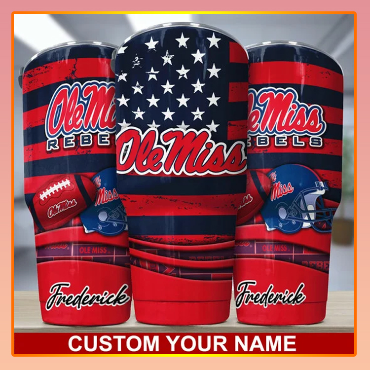 Ole Miss Rebels Custom Name Tumbler 3 Ole Miss Rebels Custom Name Tumbler1