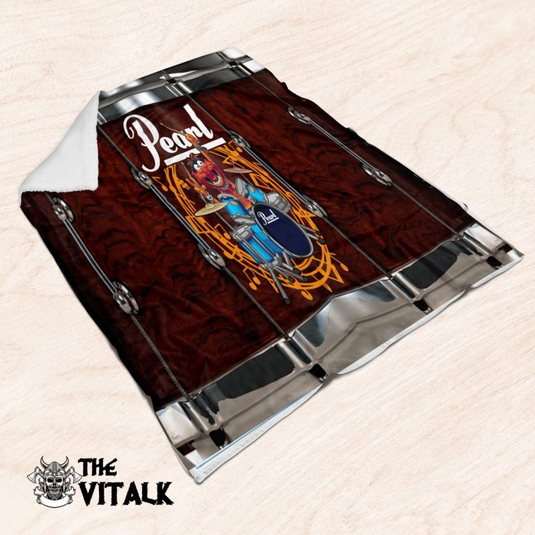 Pearl Drums Animal The Muppet Fleece Blanket 3 Pearl Drums Animal the Muppet fleece blanket 3