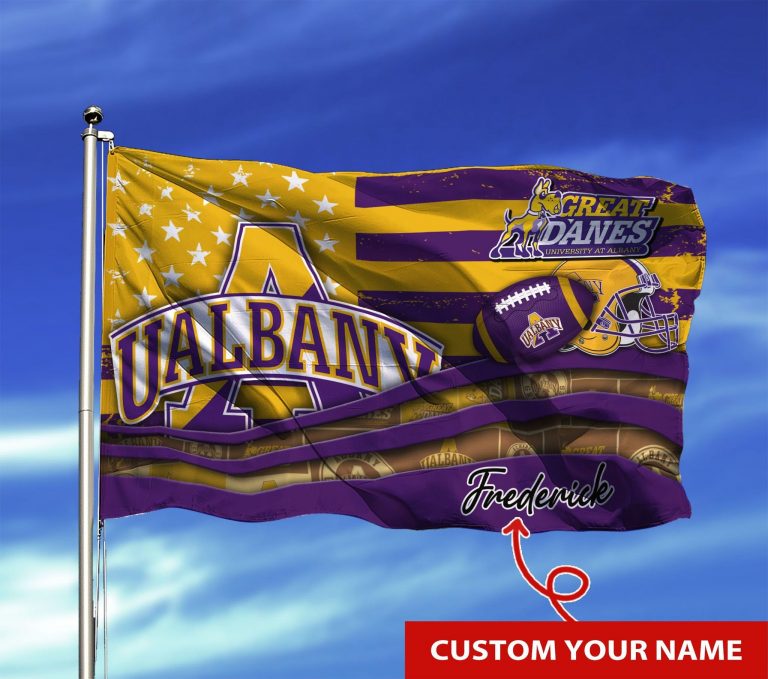 Personalized Albany Great Danes custom name flag 1