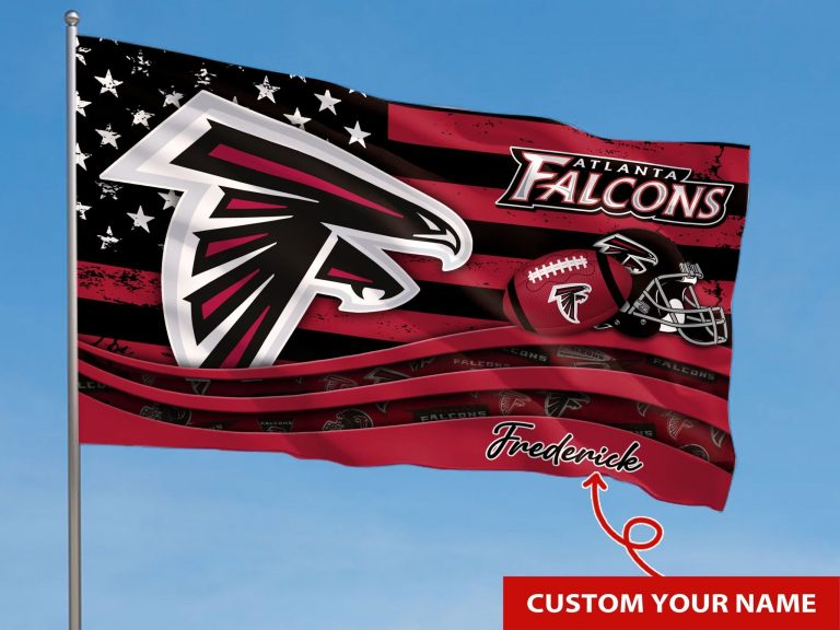 Personalized Atlanta Falcons Custom Name Flag 1 Personalized Atlanta Falcons custom name flag 1