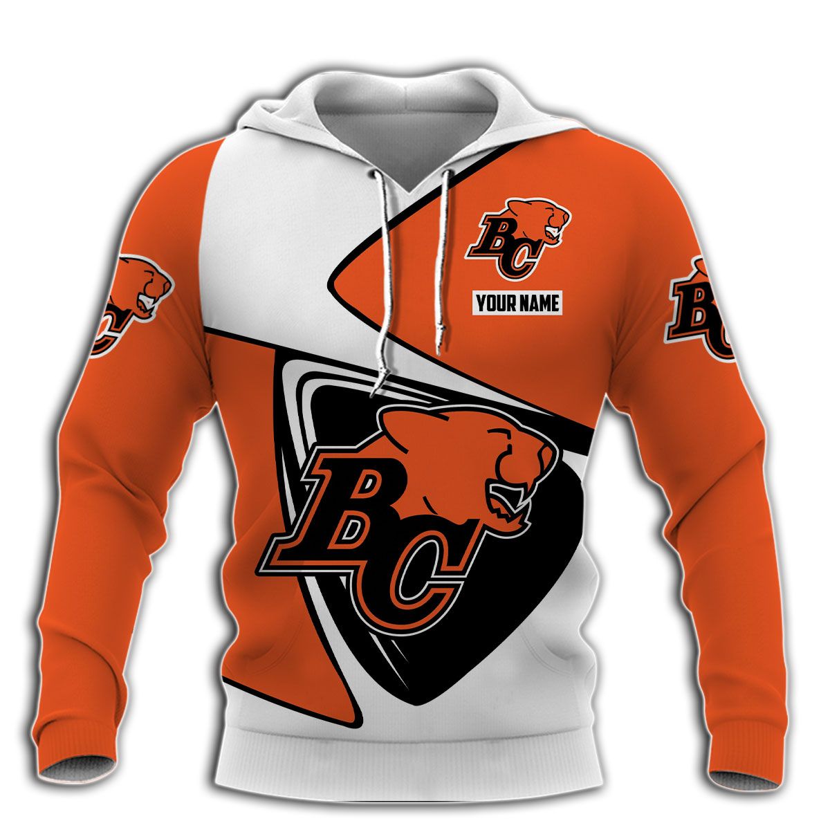 Personalized CFL BC Lions 3d shirt, hoodie word2