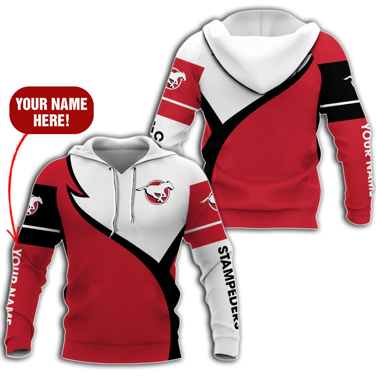 Personalized CFL Calgary Stampeders 3d shirt, hoodie 6 Personalized CFL Calgary Stampeders 3d shirt, hoodie word2