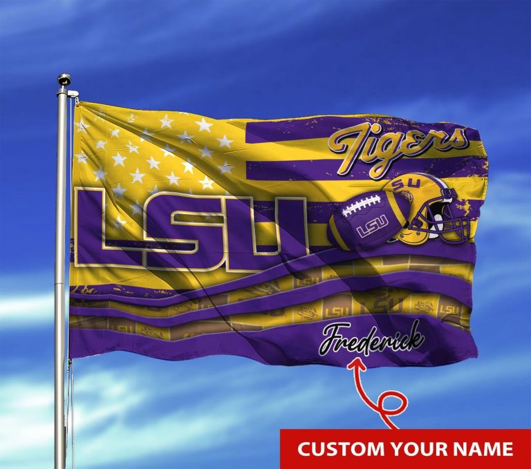 Personalized LSU Tigers NCAA custom flag 1
