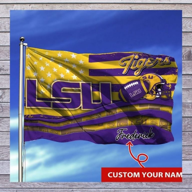 Personalized LSU Tigers NCAA custom flag 3