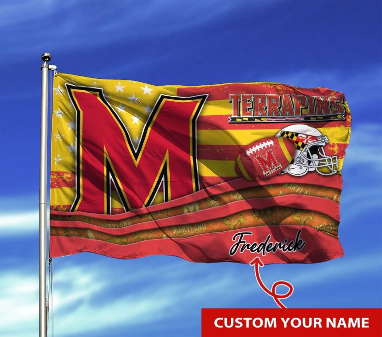 Personalized Maryland Terrapins NCAA custom flag 1