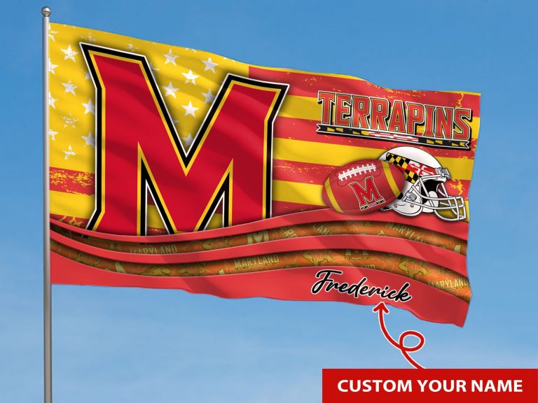 Personalized Maryland Terrapins NCAA custom flag 2
