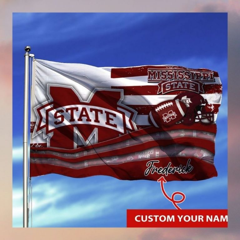 Personalized Mississippi State Bulldogs NCAA custom flag 3