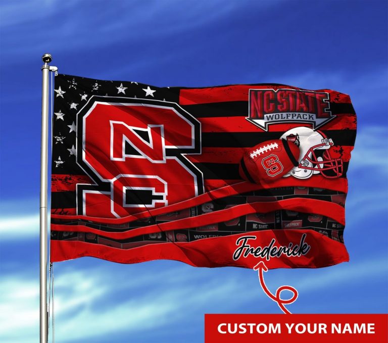 Personalized NC State Wolfpack NCAA custom flag 1