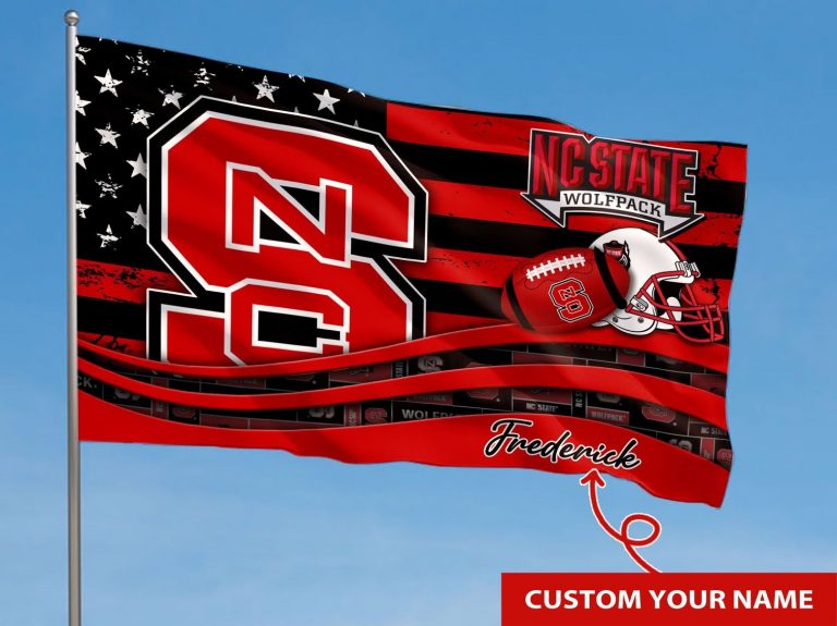 Personalized NC State Wolfpack NCAA custom flag 2