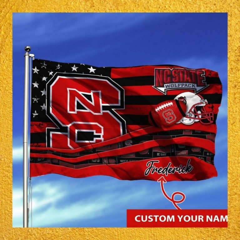 Personalized NC State Wolfpack NCAA custom flag 3