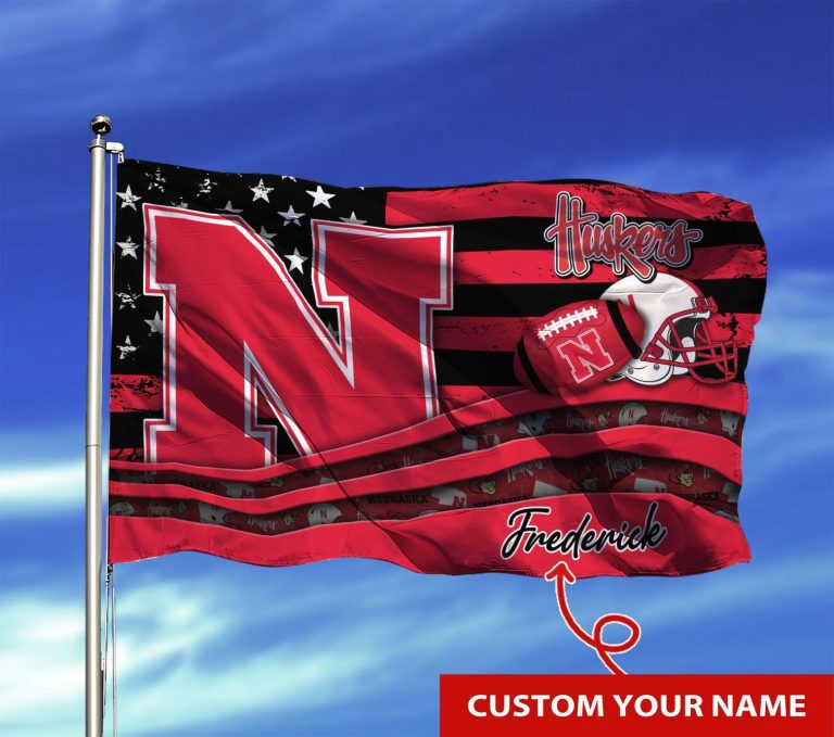 Personalized Nebraska Cornhuskers NCAA custom flag 1