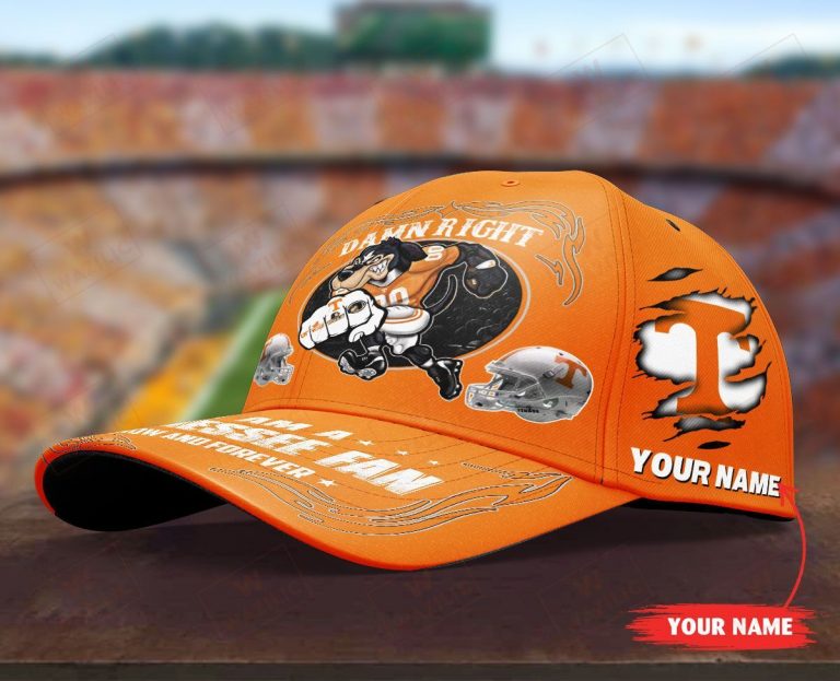 Personalized Tennessee Volunteers I am a Fan now and forever cap hat 3