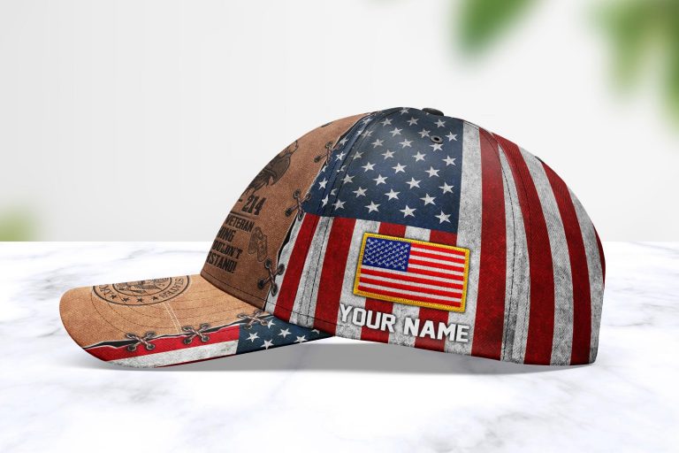 Personalized US Army American flag eagle Its A Veteran Thing You Wouldnt Understand cap 2