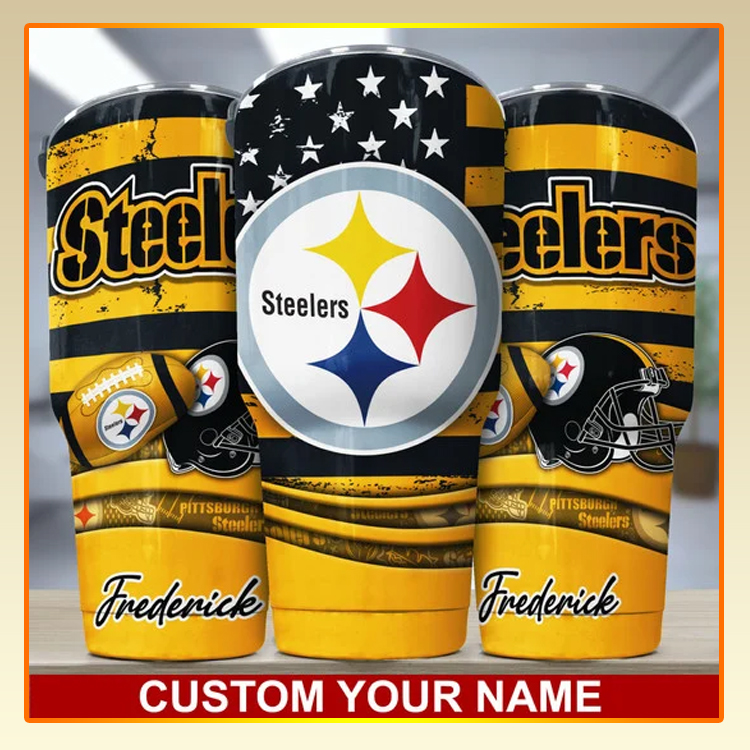 Pittsburgh Steelers Custom Name Tumbler1