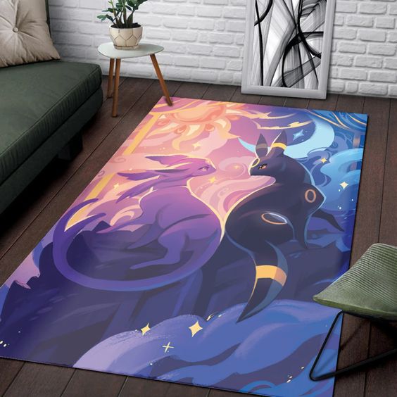 Pokemon Umbreon And Espeon Rug 2 Pokemon Umbreon And Espeon Rug2