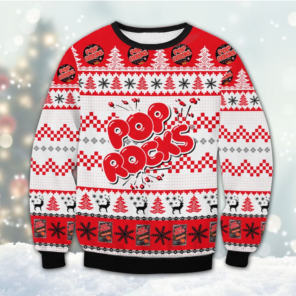 Pop Rocks Candy Christmas Sweater