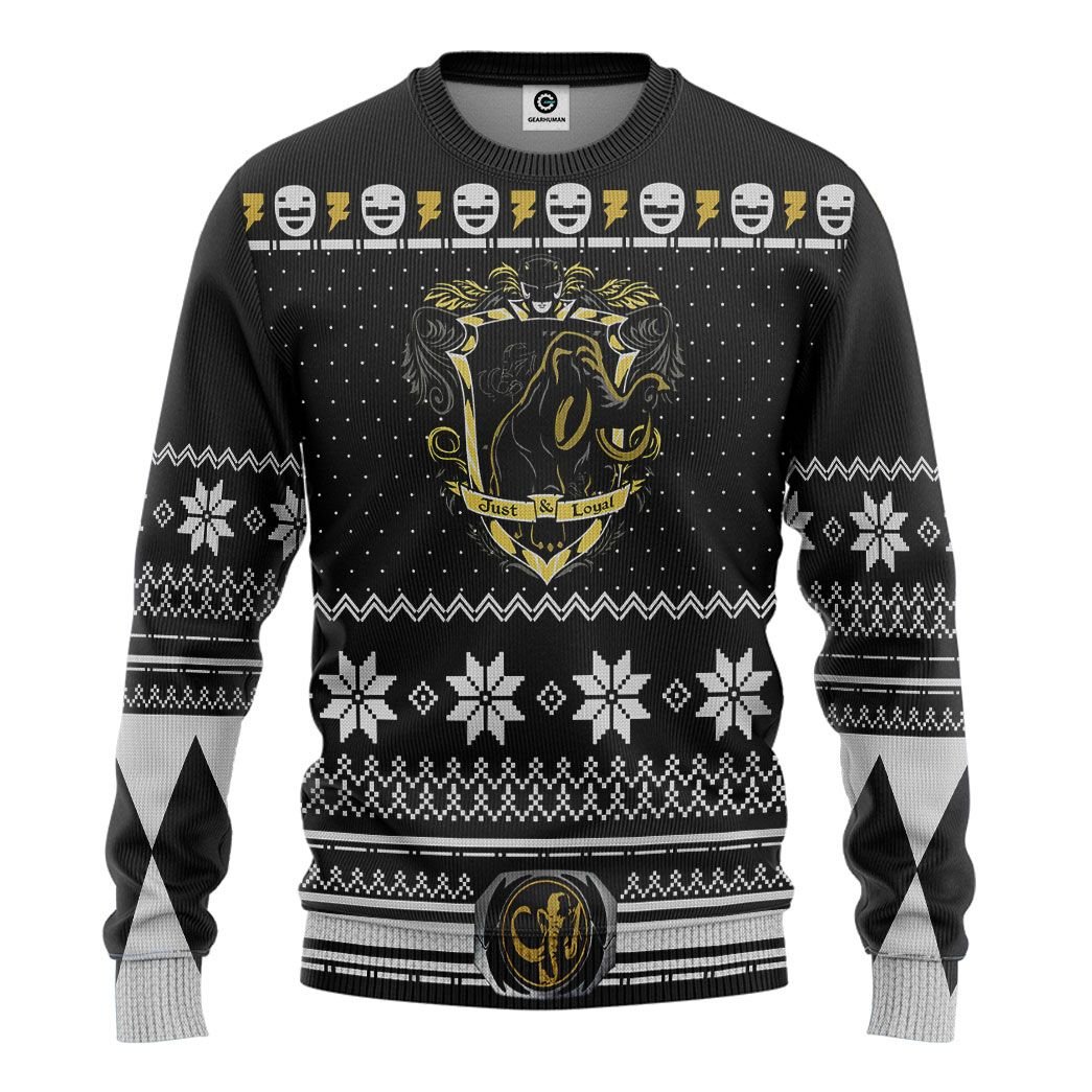 Power Ranger Black Christmas 3D Hoodie, Shirt 3 Power Ranger Black Christmas 3D Hoodie Shirt1
