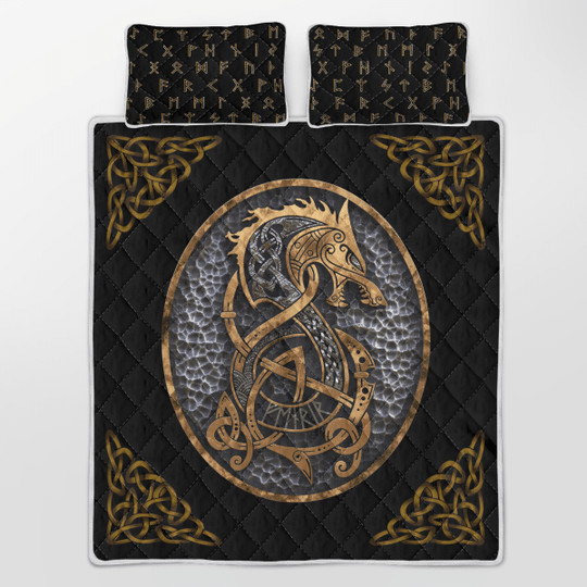 Fenrir Viking Quilt Bedding Set1