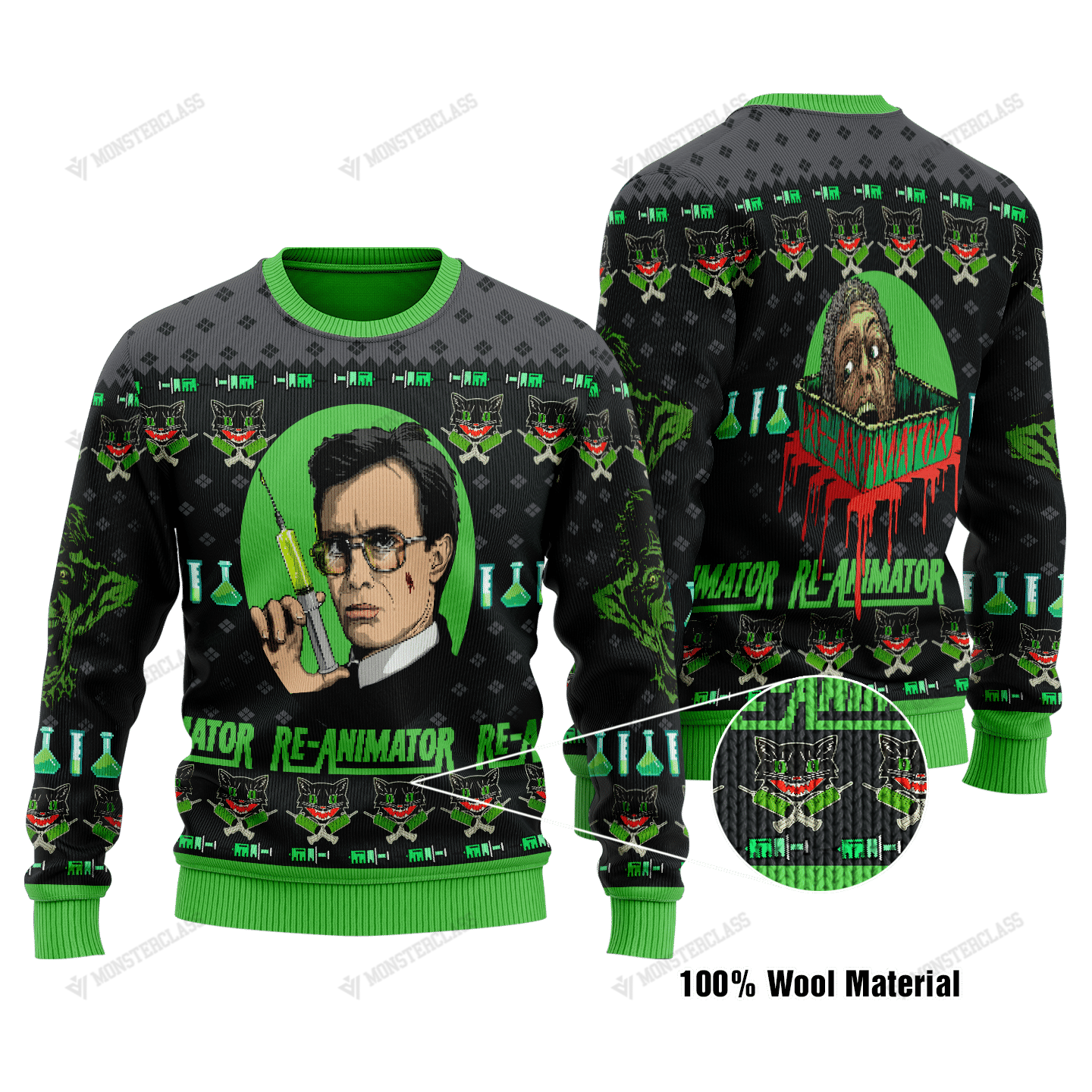 Re Animator Marvel Comics Sweater