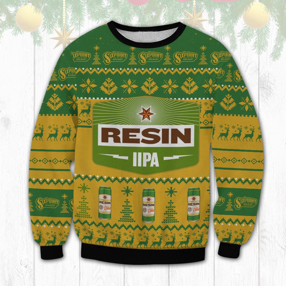 Resin Lipa Ugly Christmas Sweater 7
