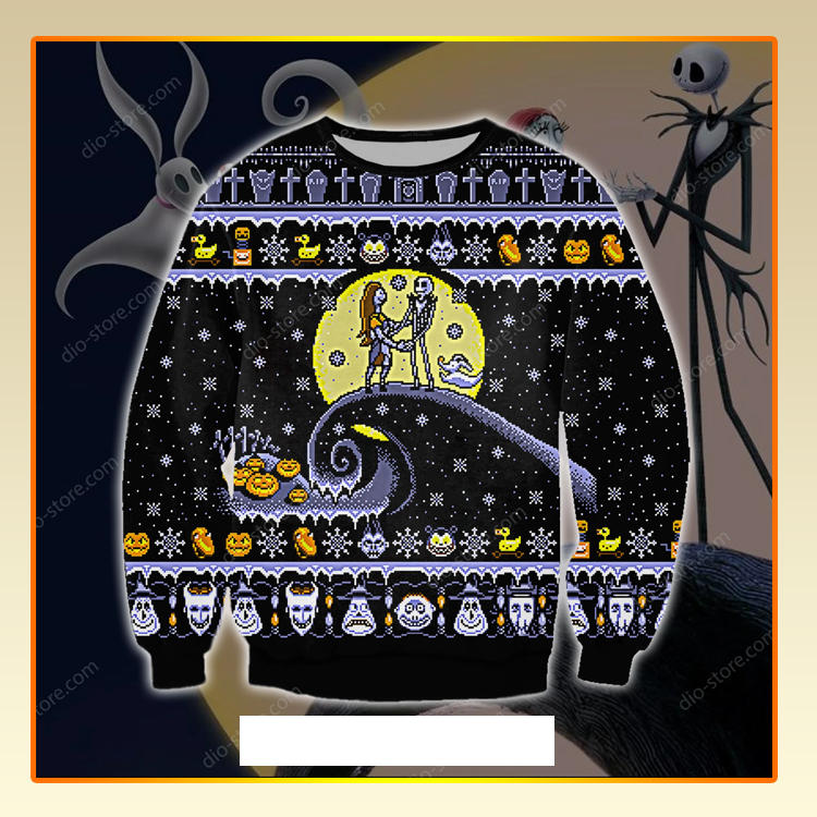 Sally And Jack Ugly Christmas Sweater 3 Sally And Jack Ugly Christmas Sweater word2