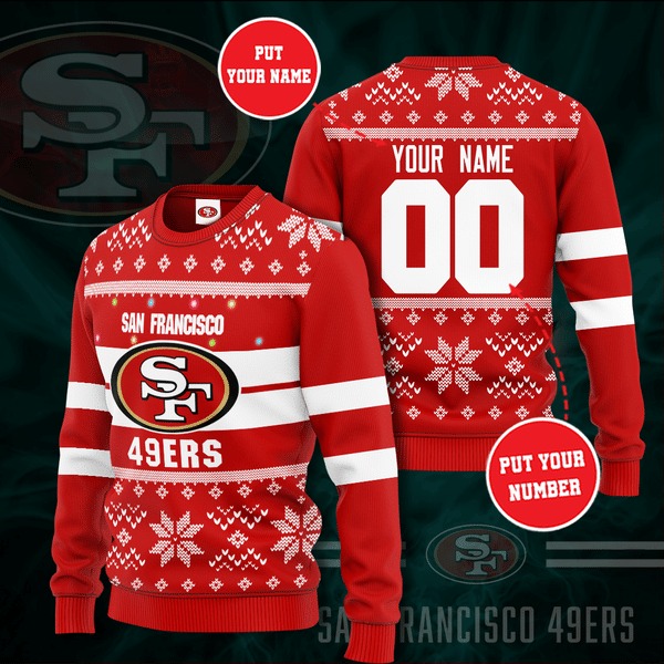 San Francisco 49ers Personalized Custom Christmas Sweater