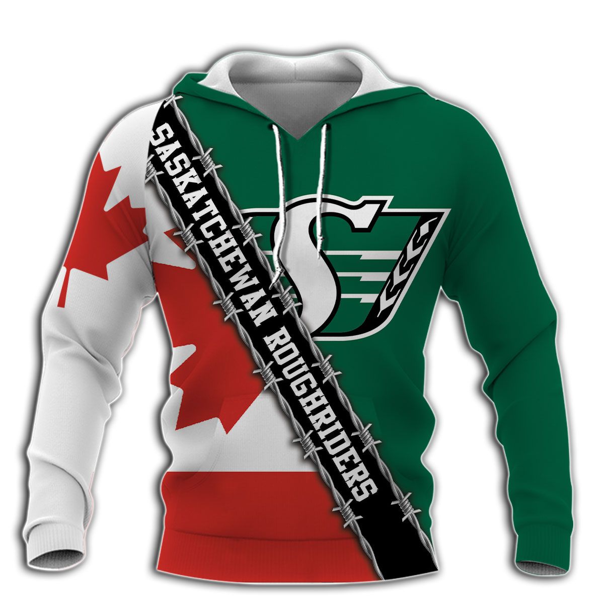 Saskatchewan Roughriders Canada CFL 3d shirt, hoodie 1 Saskatchewan Roughriders Canada CFL 3d shirt, hoodie word1