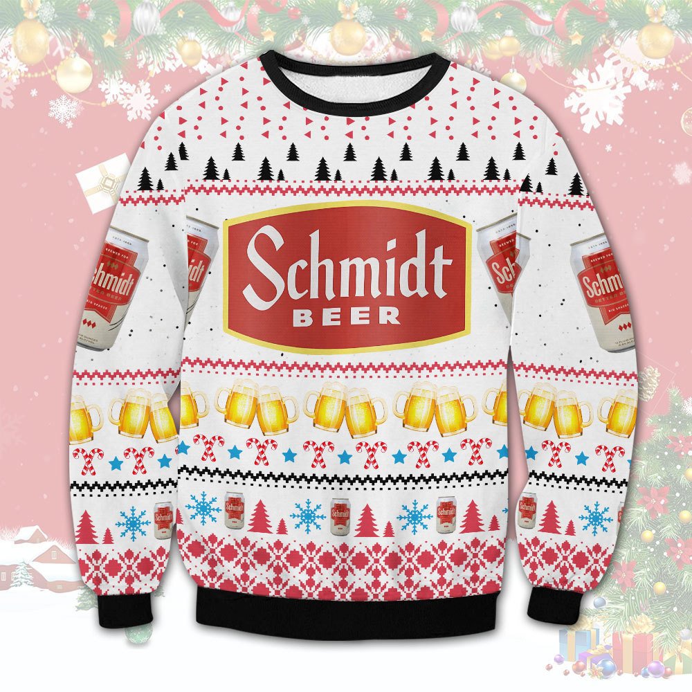 Schmidt Beer Ugly Christmas Sweater 9