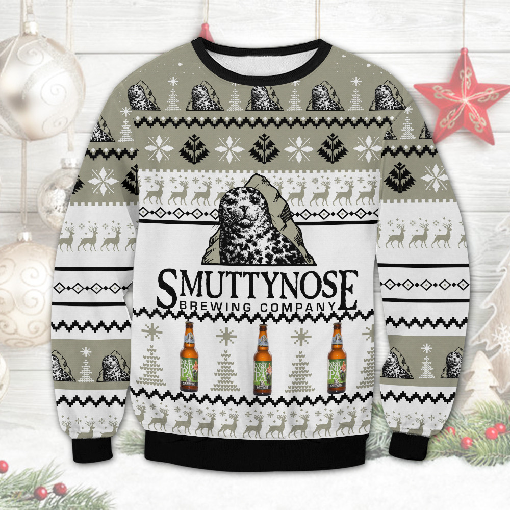 Smuttynose Brewing Company Ugly Christmas Sweater 6 Smuttynose Brewing Company Ugly Christmas Sweater word2