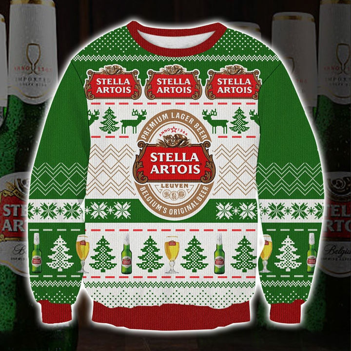 Stella Artois Premium Lager Beer Christmas Sweatshirt