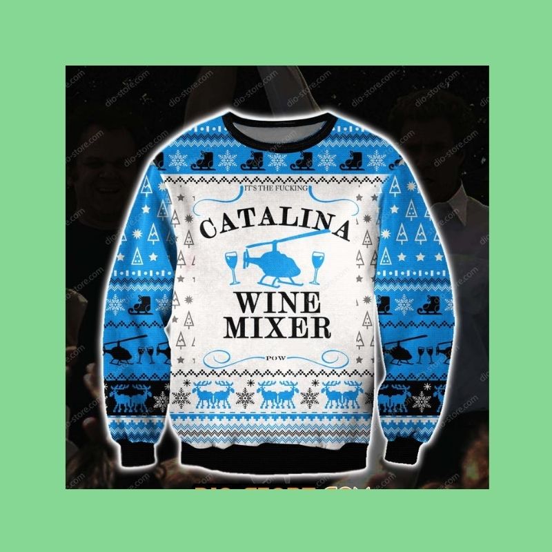 Step Brothers Catalina Wine Mixer christmas knitted wool sweater 3 Step Brothers Catalina Wine Mixer christmas sweater 2
