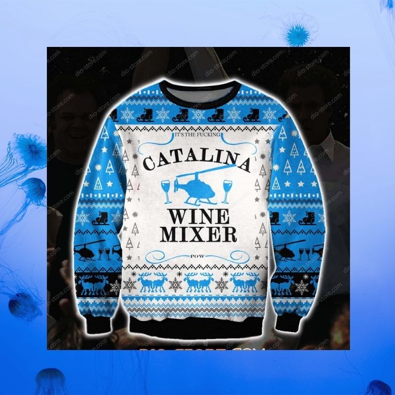 Step Brothers Catalina Wine Mixer christmas knitted wool sweater 2 Step Brothers Catalina Wine Mixer christmas sweater 3